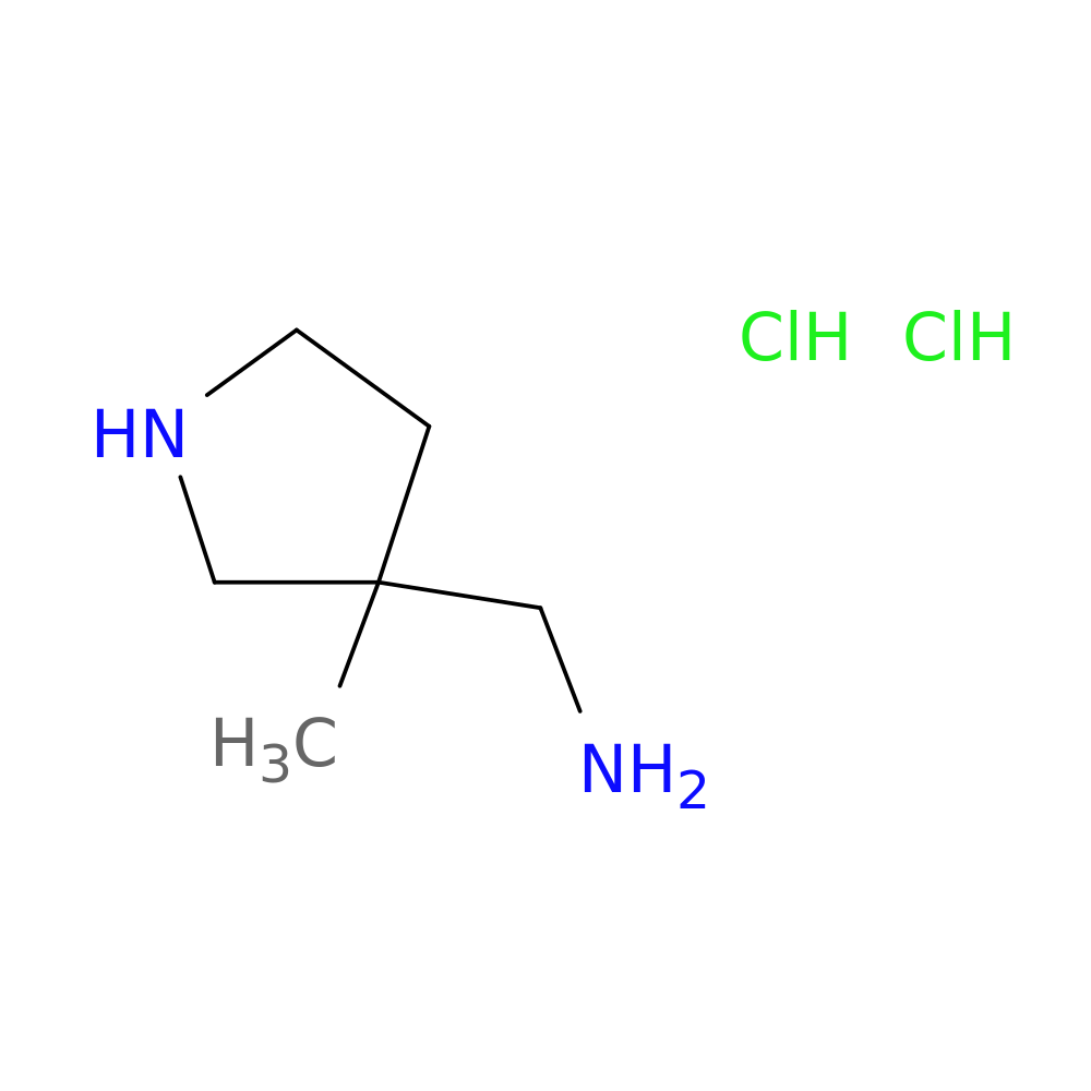 (3-methylpyrrolidin-3-yl)methanamine dihydrochloride