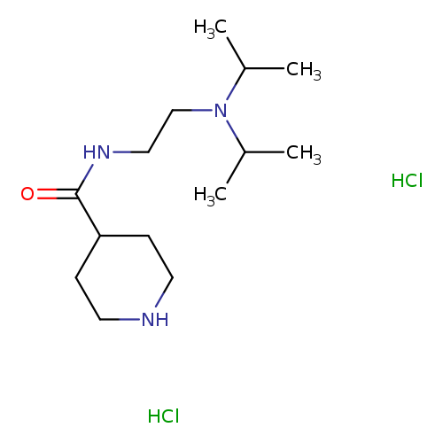 N-{2-[bis(propan-2-yl)amino]ethyl}piperidine-4-carboxamide dihydrochloride