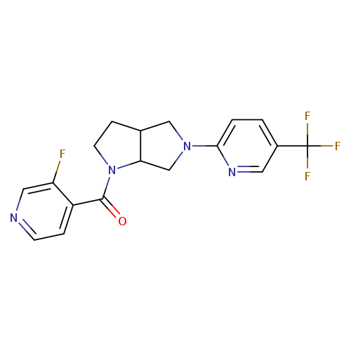 2-[1-(3-fluoropyridine-4-carbonyl)-octahydropyrrolo[3,4-b]pyrrol-5-yl]-5-(trifluoromethyl)pyridine