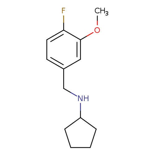 N-[(4-fluoro-3-methoxyphenyl)methyl]cyclopentanamine