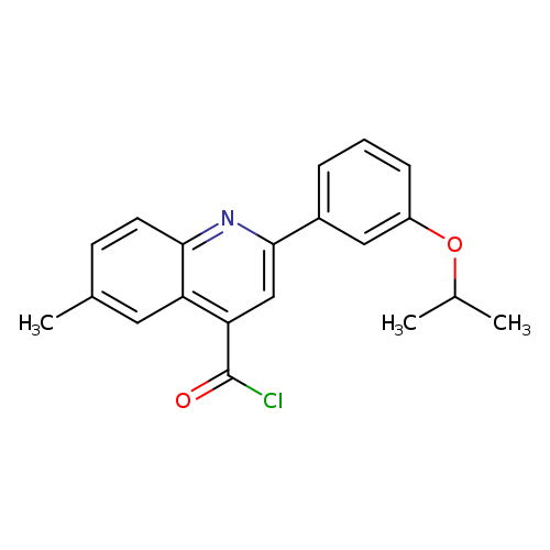 2-(3-Isopropoxyphenyl)-6-methylquinoline-4-carbonyl chloride