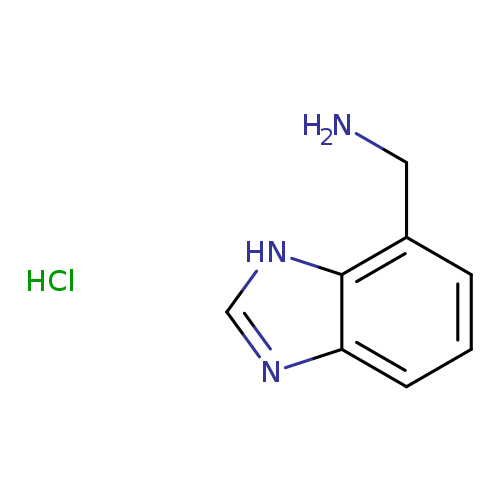1H-Benzimidazole-7-methanamine, hydrochloride