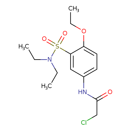 2-chloro-N-[3-(diethylsulfamoyl)-4-ethoxyphenyl]acetamide