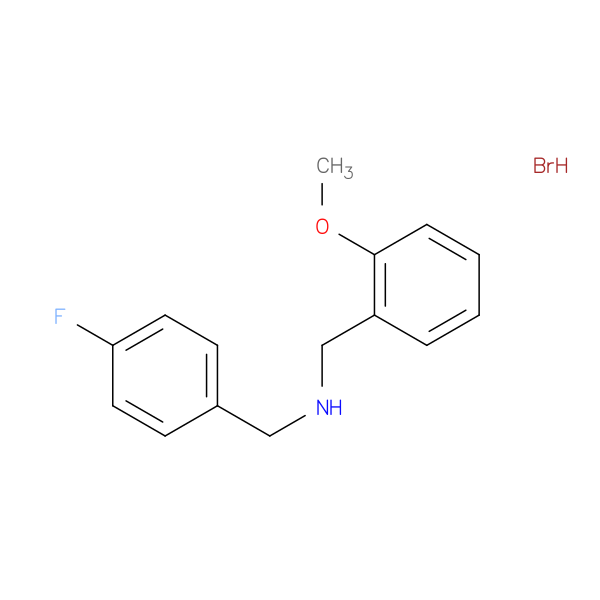 (4-fluorobenzyl)(2-methoxybenzyl)amine hydrobromide