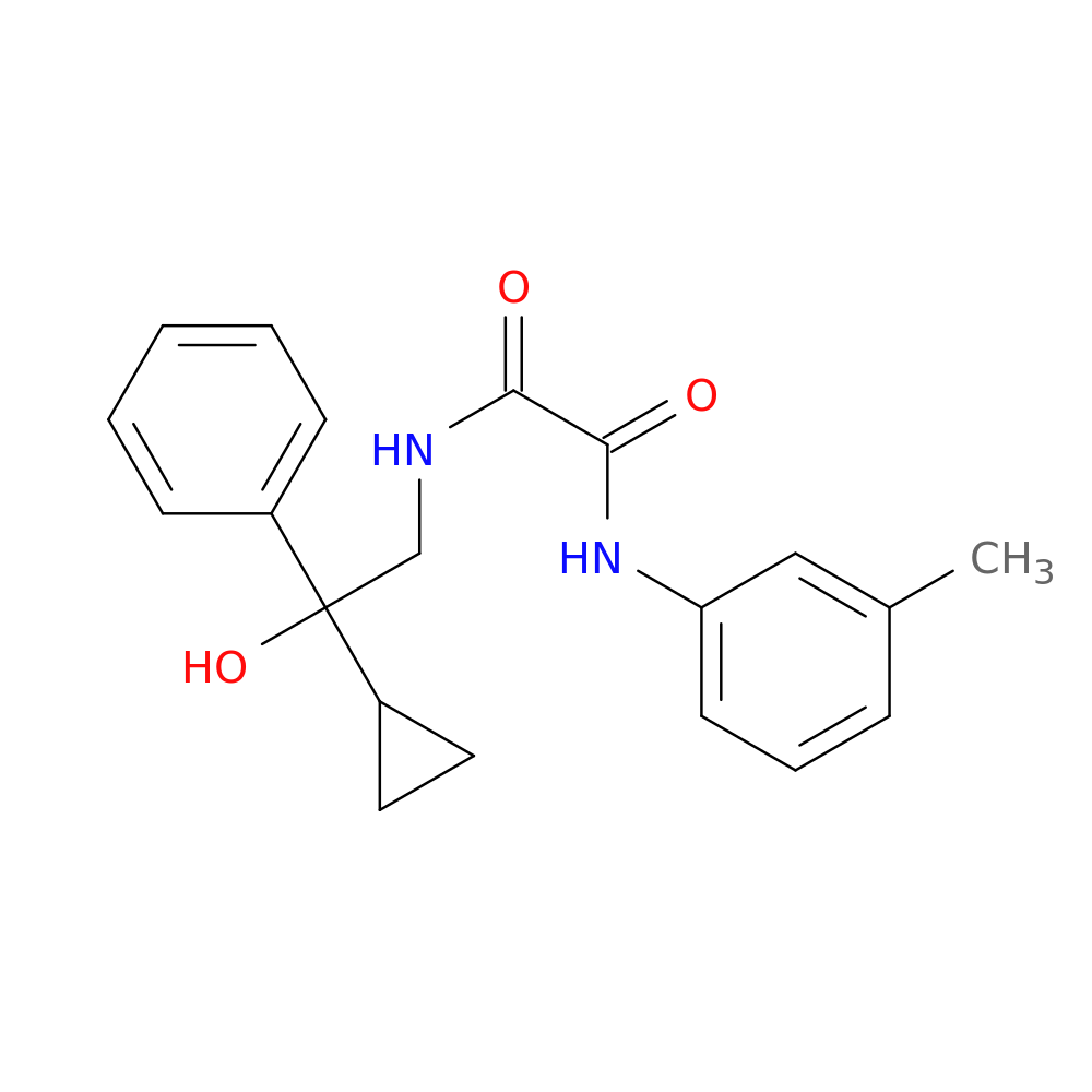 N'-(2-cyclopropyl-2-hydroxy-2-phenylethyl)-N-(3-methylphenyl)ethanediamide