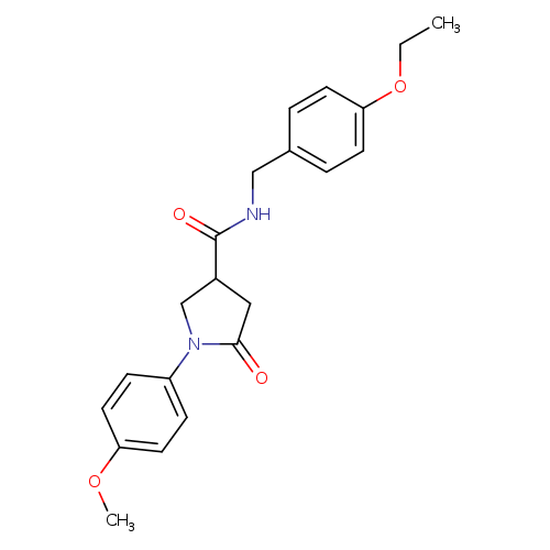 N-[(4-ethoxyphenyl)methyl]-1-(4-methoxyphenyl)-5-oxopyrrolidine-3-carboxamide
