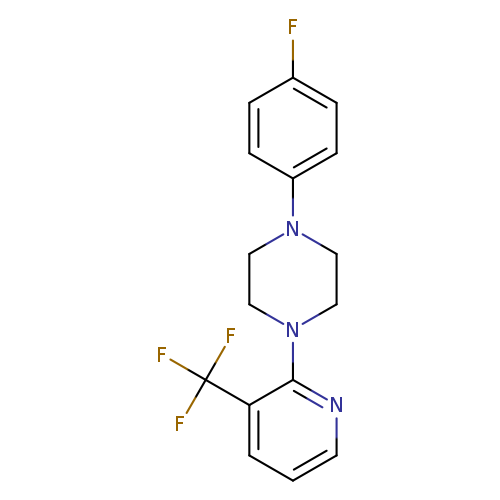 1-(4-fluorophenyl)-4-[3-(trifluoromethyl)pyridin-2-yl]piperazine