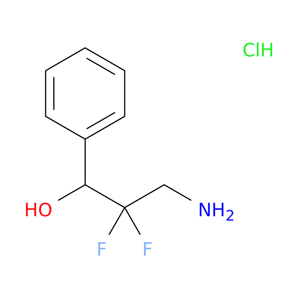 3-amino-2,2-difluoro-1-phenylpropan-1-ol hydrochloride