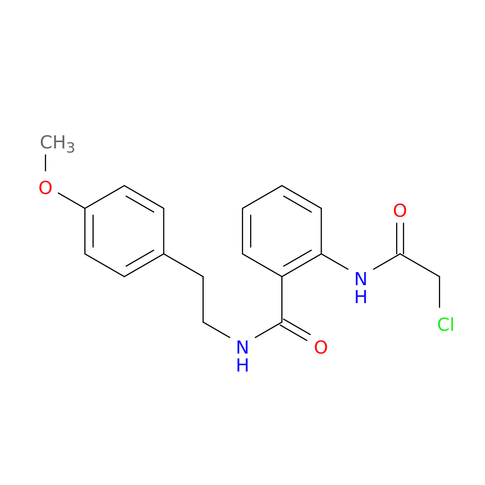 2-(2-chloroacetamido)-N-[2-(4-methoxyphenyl)ethyl]benzamide