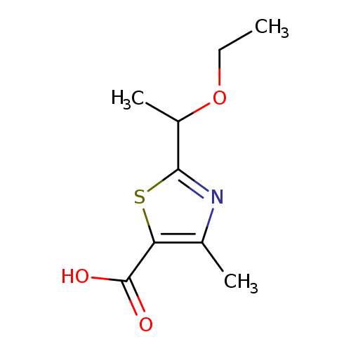 2-(1-ethoxyethyl)-4-methyl-1,3-thiazole-5-carboxylic acid