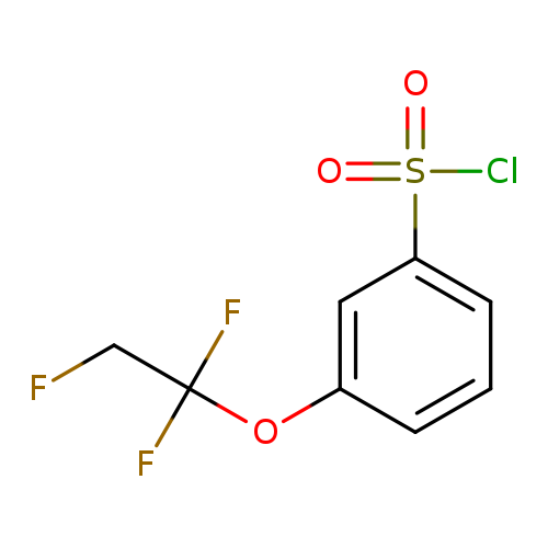 3-(1,1,2-trifluoroethoxy)benzene-1-sulfonyl chloride
