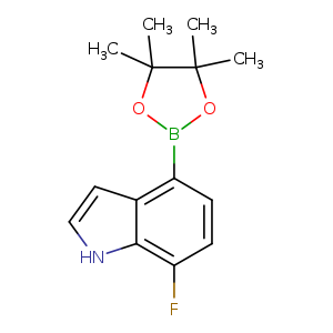 7-fluoro-4-(tetramethyl-1,3,2-dioxaborolan-2-yl)-1H-indole