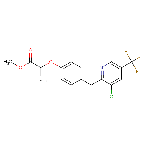 methyl 2-(4-{[3-chloro-5-(trifluoromethyl)pyridin-2-yl]methyl}phenoxy)propanoate