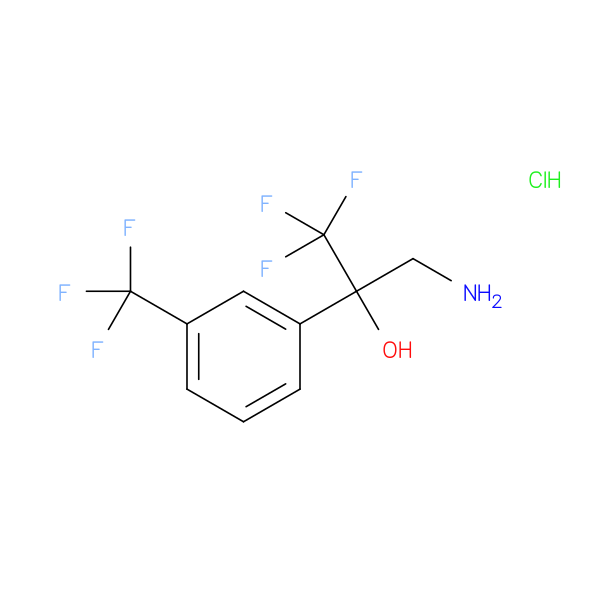 3-amino-1,1,1-trifluoro-2-[3-(trifluoromethyl)phenyl]propan-2-ol hydrochloride
