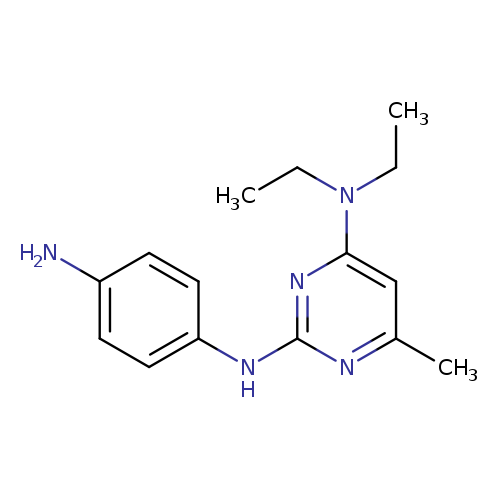 N2-(4-aminophenyl)-N4,N4-diethyl-6-methylpyrimidine-2,4-diamine