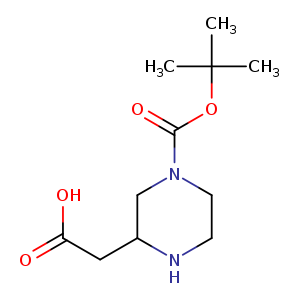 2-Piperazineacetic acid, 4-[(1,1-dimethylethoxy)carbonyl]-
