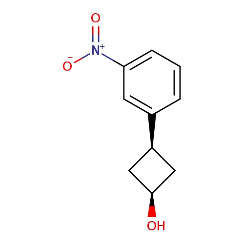 rac-(1s,3s)-3-(3-nitrophenyl)cyclobutan-1-ol, cis