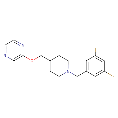 2-({1-[(3,5-difluorophenyl)methyl]piperidin-4-yl}methoxy)pyrazine
