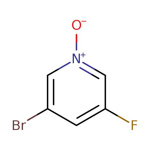 Pyridine, 3-bromo-5-fluoro-, 1-oxide
