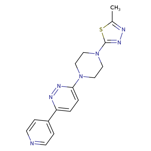 3-[4-(5-methyl-1,3,4-thiadiazol-2-yl)piperazin-1-yl]-6-(pyridin-4-yl)pyridazine