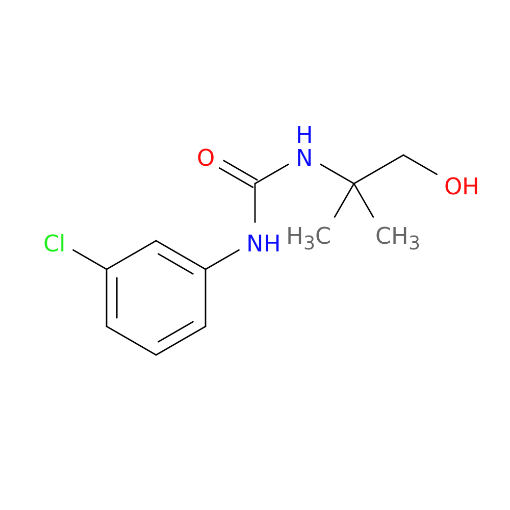 N-(3-Chlorophenyl)-n'-(2-hydroxy-1,1-dimethylethyl)urea