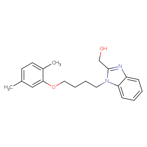 {1-[4-(2,5-dimethylphenoxy)butyl]-1H-1,3-benzodiazol-2-yl}methanol