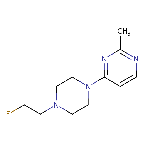 4-[4-(2-fluoroethyl)piperazin-1-yl]-2-methylpyrimidine