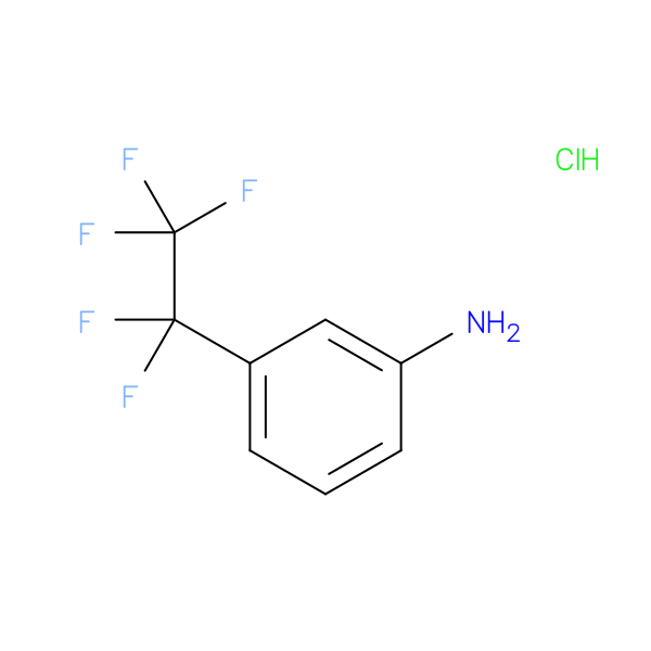 3-(pentafluoroethyl)aniline hydrochloride