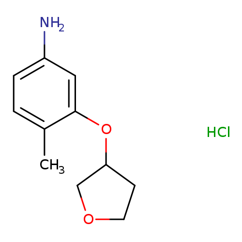 4-methyl-3-(oxolan-3-yloxy)anilinehydrochloride