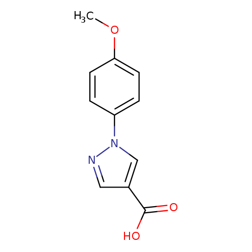 1H-Pyrazole-4-carboxylic acid, 1-(4-methoxyphenyl)-