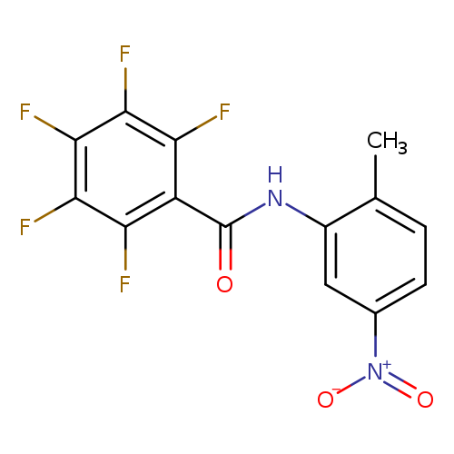 2,3,4,5,6-pentafluoro-N-{5-nitro-2-methylphenyl}benzamide