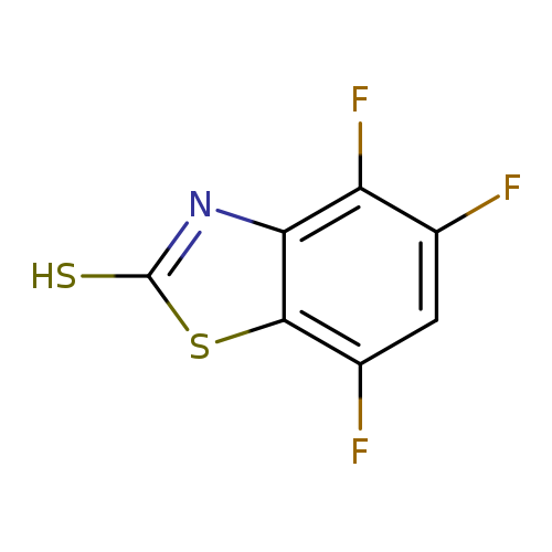 2(3H)-Benzothiazolethione,4,5,7-trifluoro-(9CI)