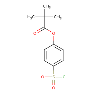 Propanoic acid, 2,2-dimethyl-, 4-(chlorosulfonyl)phenyl ester