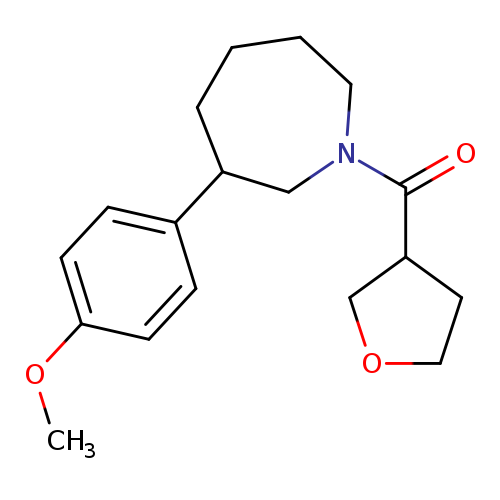 3-(4-methoxyphenyl)-1-(oxolane-3-carbonyl)azepane
