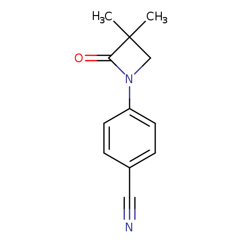 4-(3,3-Dimethyl-2-oxoazetidin-1-yl)benzonitrile