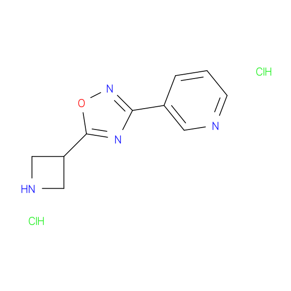 3-(5-Azetidin-3-yl-1,2,4-oxadiazol-3-yl)pyridine dihydrochloride