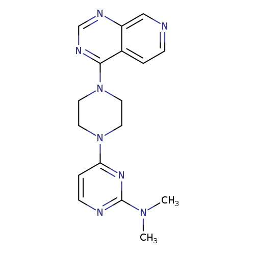 N,N-dimethyl-4-(4-{pyrido[3,4-d]pyrimidin-4-yl}piperazin-1-yl)pyrimidin-2-amine