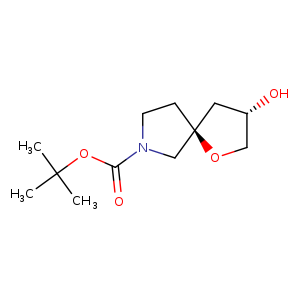 RACEMIC-(3S,5S)-TERT-BUTYL 3-HYDROXY-1-OXA-7-AZASPIRO[4.4]NONANE-7-CARBOXYLATE