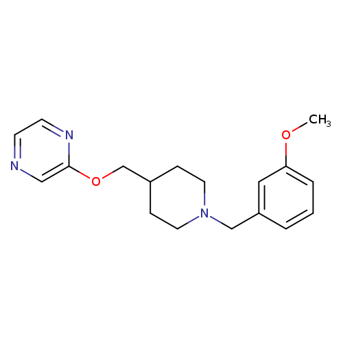 2-({1-[(3-methoxyphenyl)methyl]piperidin-4-yl}methoxy)pyrazine