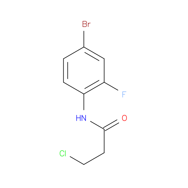 N-(4-bromo-2-fluorophenyl)-3-chloropropanamide