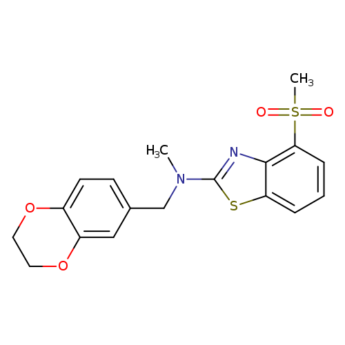 N-[(2,3-dihydro-1,4-benzodioxin-6-yl)methyl]-4-methanesulfonyl-N-methyl-1,3-benzothiazol-2-amine
