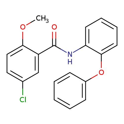 5-chloro-2-methoxy-N-(2-phenoxyphenyl)benzamide