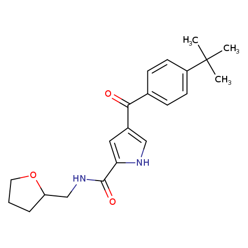 4-(4-tert-butylbenzoyl)-N-[(oxolan-2-yl)methyl]-1H-pyrrole-2-carboxamide