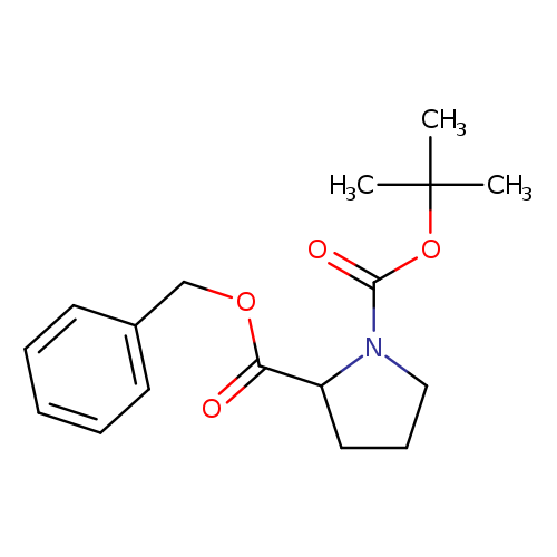 2-benzyl 1-tert-butyl pyrrolidine-1,2-dicarboxylate