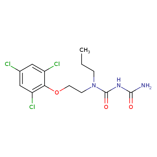 1-({propyl[2-(2,4,6-trichlorophenoxy)ethyl]carbamoyl}amino)formamide