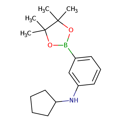 N-cyclopentyl-3-(4,4,5,5-tetramethyl-1,3,2-dioxaborolan-2-yl)aniline