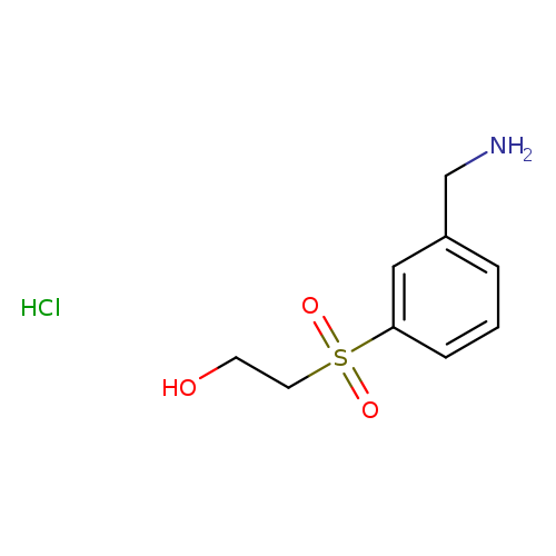 2-[3-(aminomethyl)benzenesulfonyl]ethan-1-ol hydrochloride