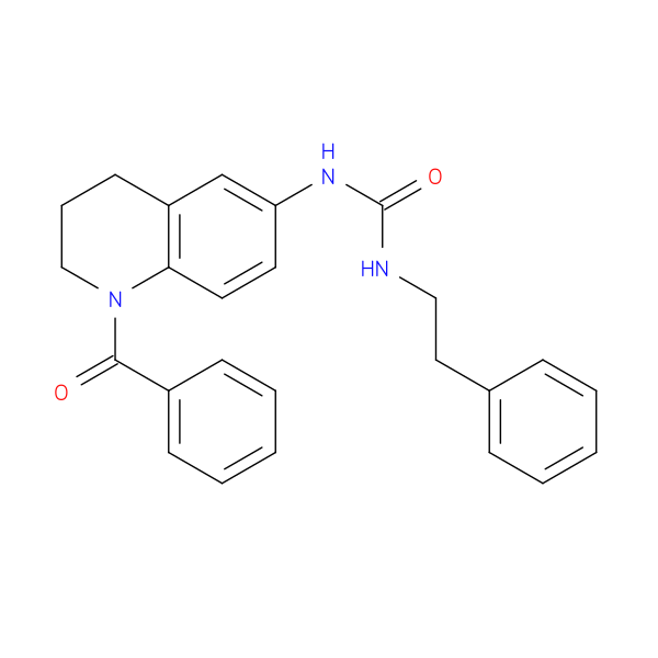3-(1-benzoyl-1,2,3,4-tetrahydroquinolin-6-yl)-1-(2-phenylethyl)urea