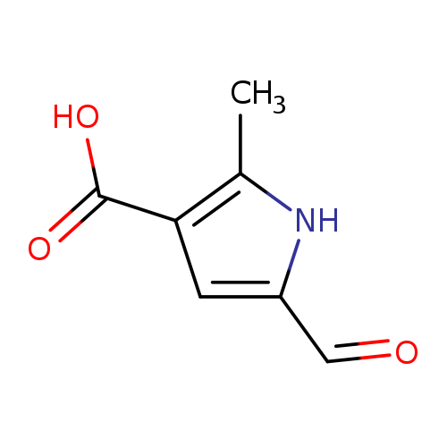 1H-Pyrrole-3-carboxylic acid, 5-formyl-2-methyl- (9CI)