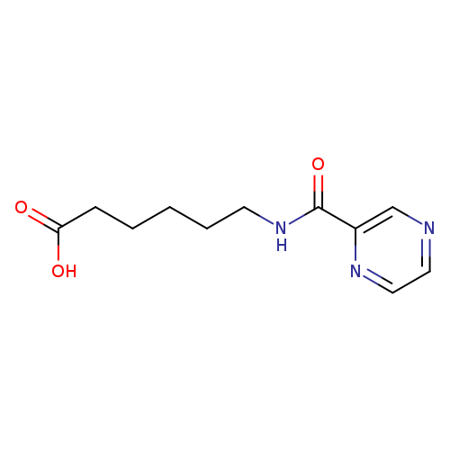 6-(pyrazin-2-ylformamido)hexanoic acid